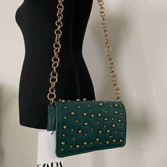 NWT Zara Beaded Crossbody Bag - Picture 4 of 8